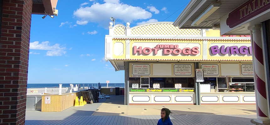 Walking the PPB Boards to the Inlet, and Playing in Arcade