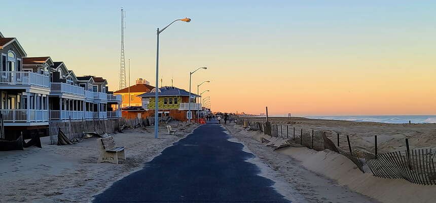 A Winter Walk on the Manasquan Boardwalk
